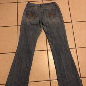 vintage palazo jeans size 26 womans. wore twice.